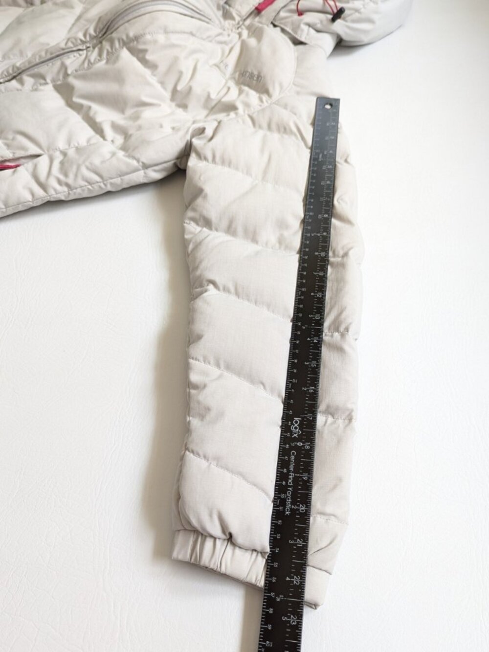 Helly Hansen Aden Down Parka Coat S/P Light Grey - Picture 11 of 16